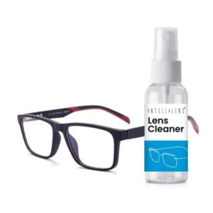 (B25800) Vast Unisex Women Round Cateye Blue Cut Anti Glare UV Protection Full Frame Spectacles Glasses For mobile, Laptop, Tablet, Computer